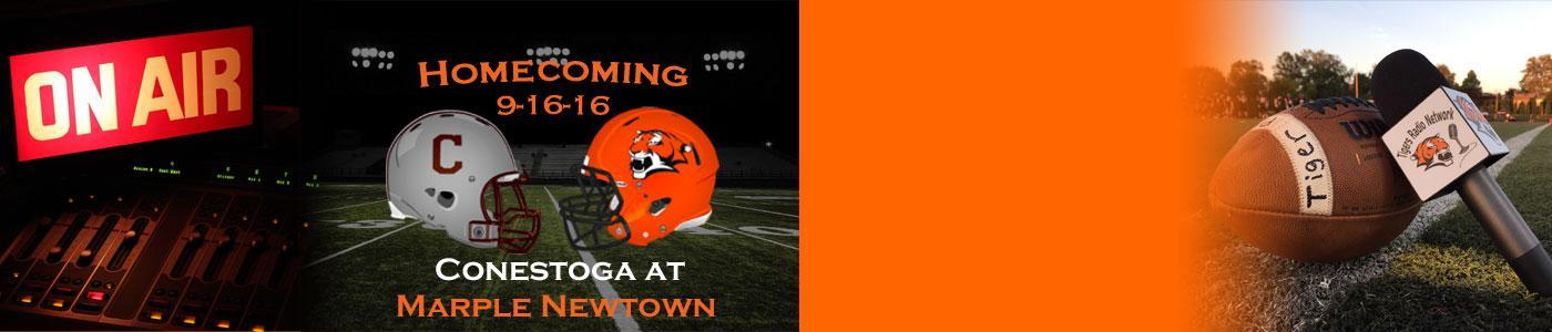 Conestoga at Marple Newtown – Listen LIVE on Friday, 9-16-16