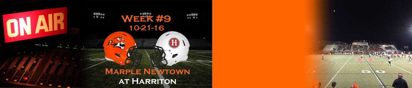 Marple Newtown at Harriton – Listen LIVE on Friday, 10-21-16