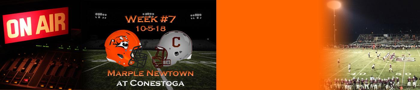 Marple Newtown at Conestoga – Listen LIVE on Friday, 10-5-18