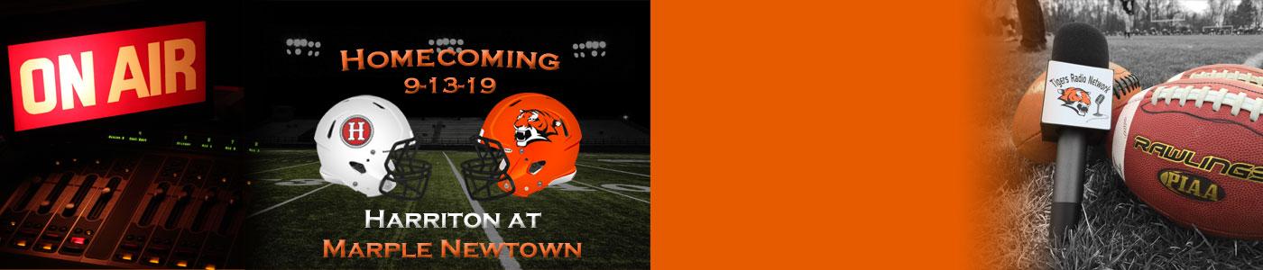 Harriton at Marple Newtown – Watch LIVE (or listen) on Friday, 9-13-19